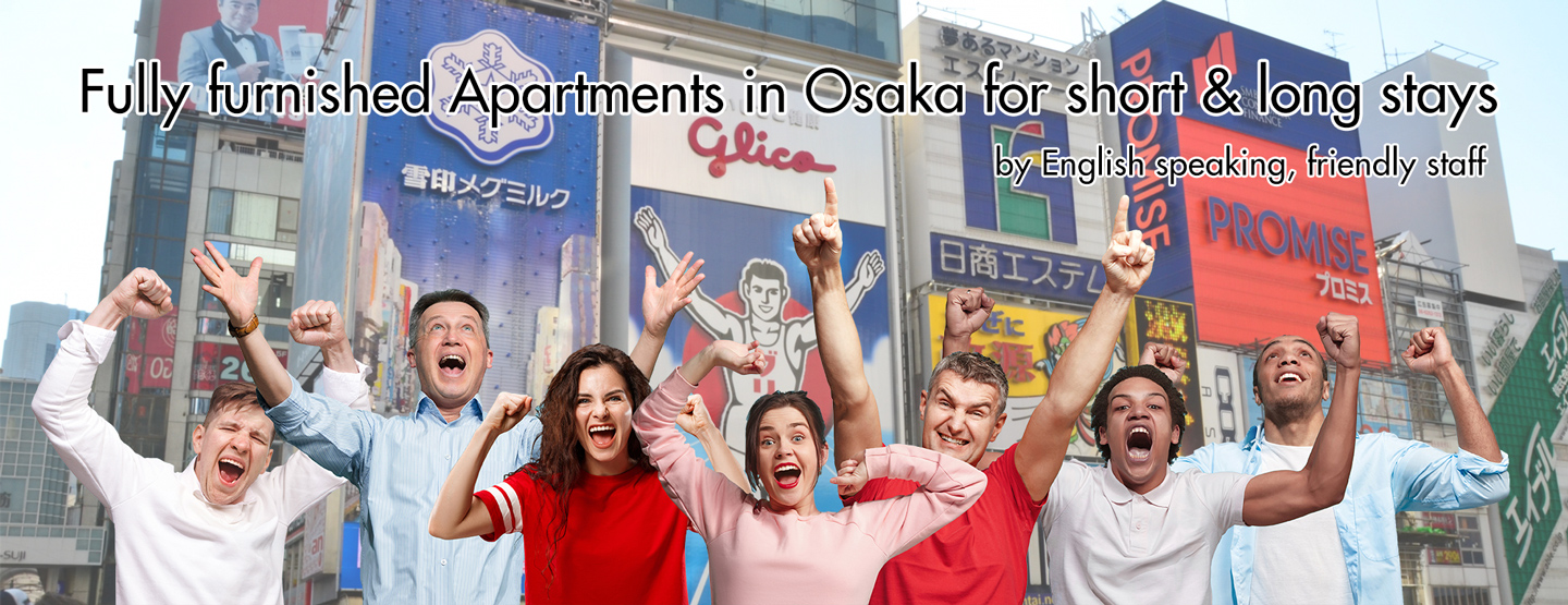 Fully furnished Apartments in Osaka for short & long stays